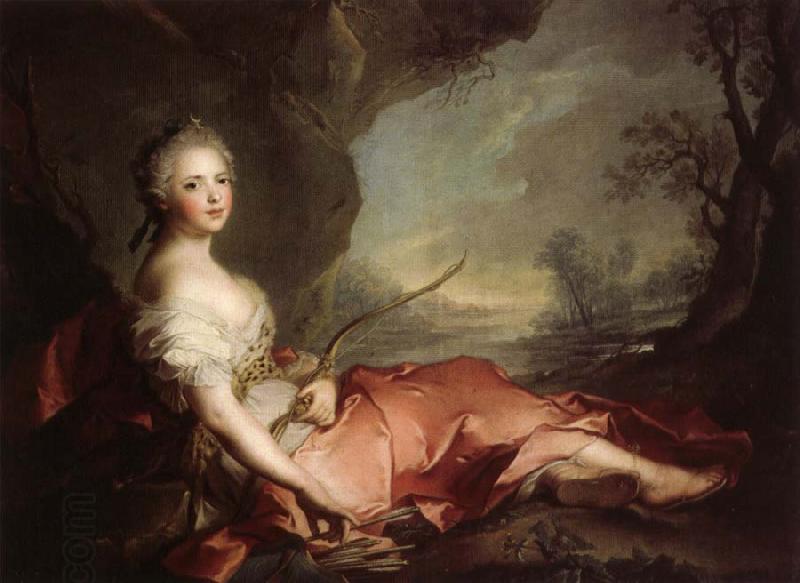 Jean Marc Nattier Marie Adelaide of France Represented as Diana China oil painting art